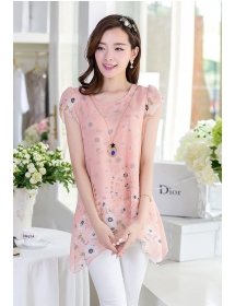blouse wanita model korea T1442