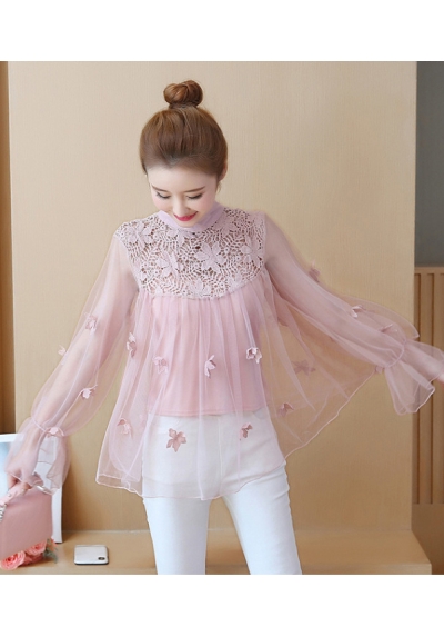 blouse  wanita korea T6018