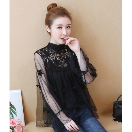 blouse  wanita korea T6018