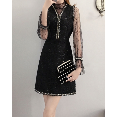 dress wanita korea D6235