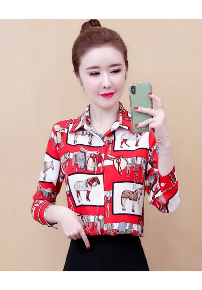 kemeja  wanita korea T6053