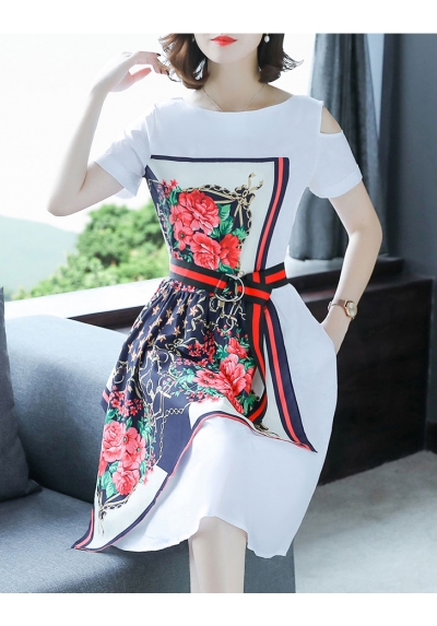 dress wanita korea D6246