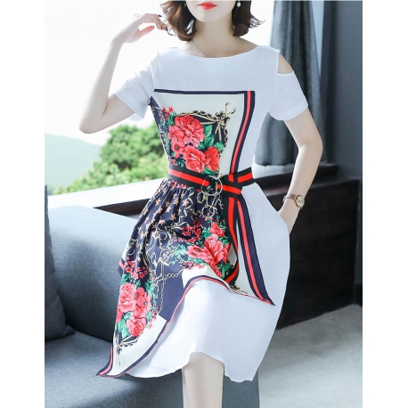 dress wanita korea D6245