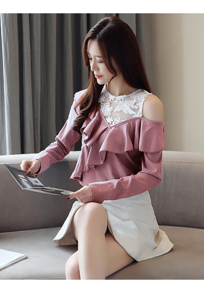 blouse  wanita korea T6065