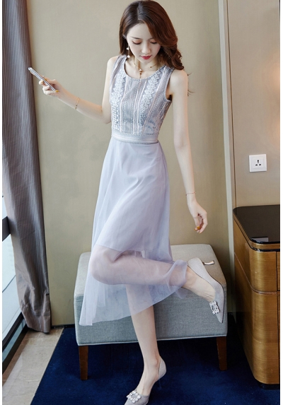 dress wanita korea D6251