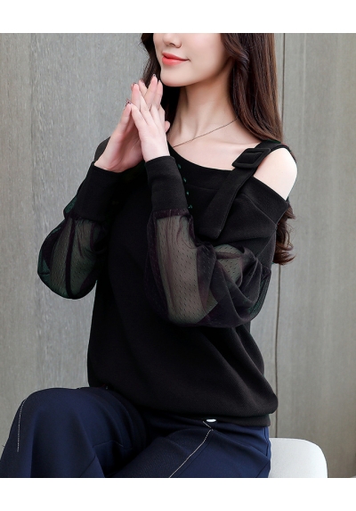 blouse  wanita korea T6106