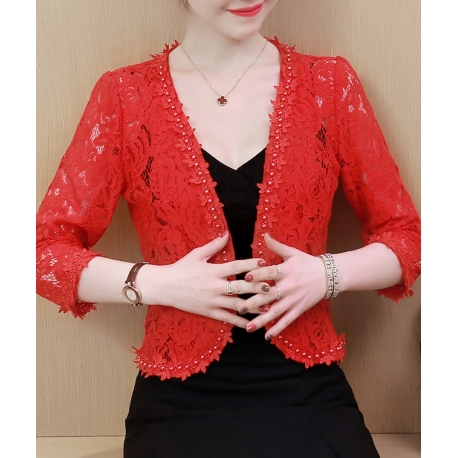 cardigan brukat import T6050