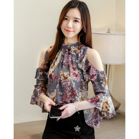 blouse  wanita korea T6114