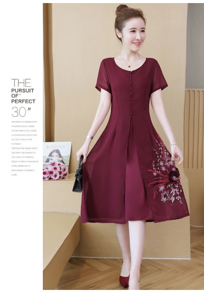dress wanita korea D6252