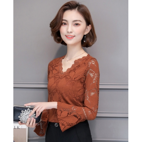 blouse brukat korea T6082