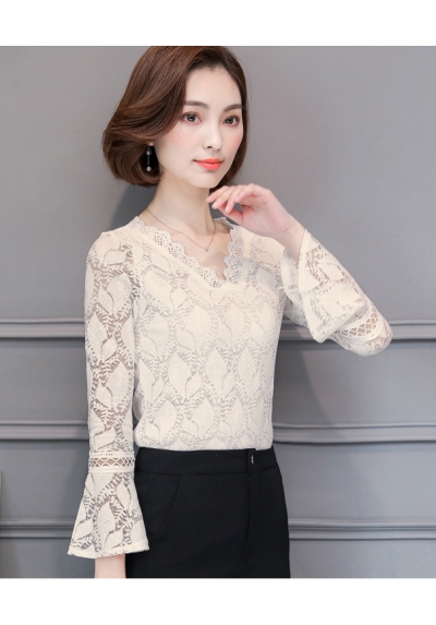 blouse brukat korea T6145