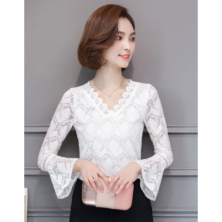 blouse brukat korea T6146