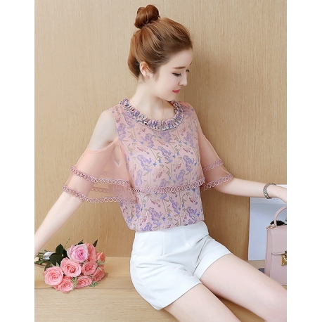 blouse  wanita korea T6168