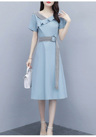 dress wanita korea D6281