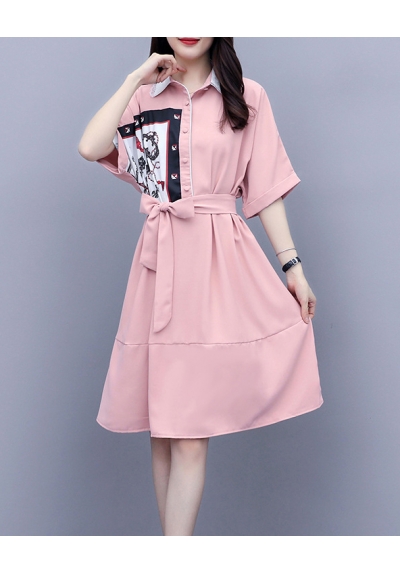 dress wanita korea D6306