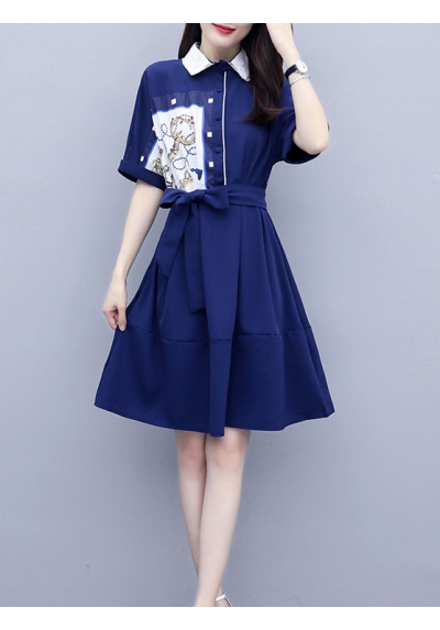 dress wanita korea D6309