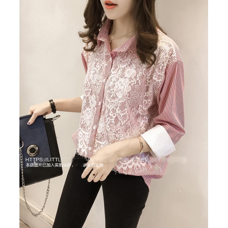 kemeja wanita import T6243