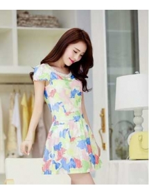 dress wanita model korea D1224