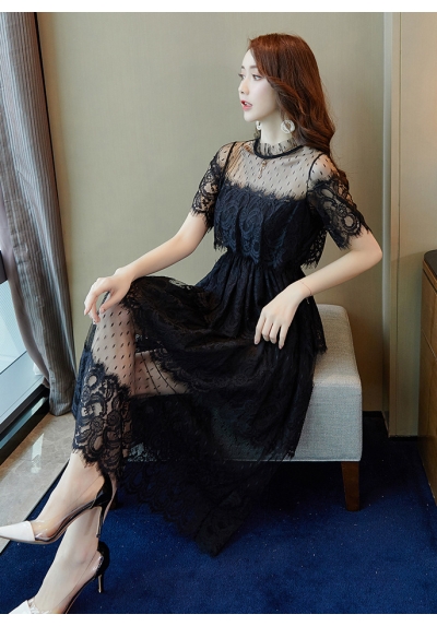 midi dress korea D6371