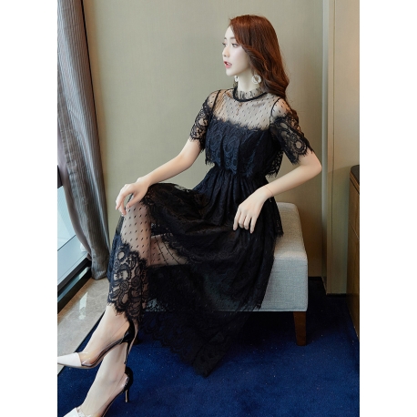 midi dress korea D6371