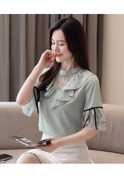 blouse  wanita korea T6339