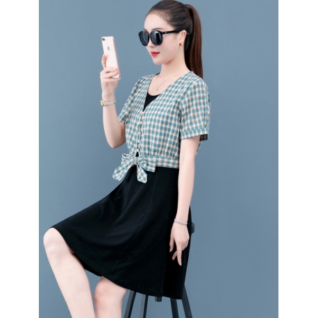 dress wanita korea D6353