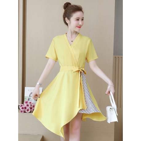 dress wanita korea D6378