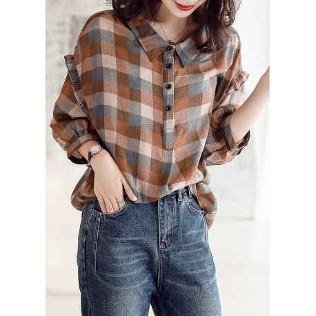 blouse  wanita korea T6377
