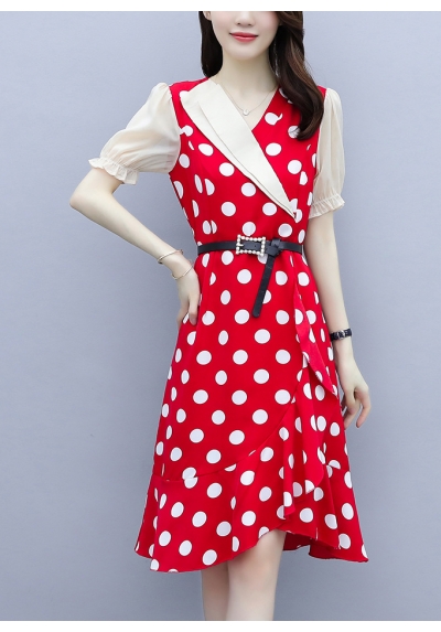 dress wanita korea D6417