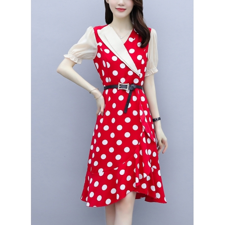 dress wanita korea D6415
