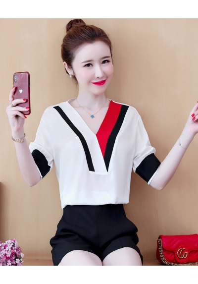 blouse  wanita korea T6405