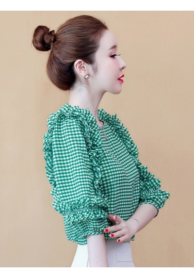 blouse  wanita korea T6408