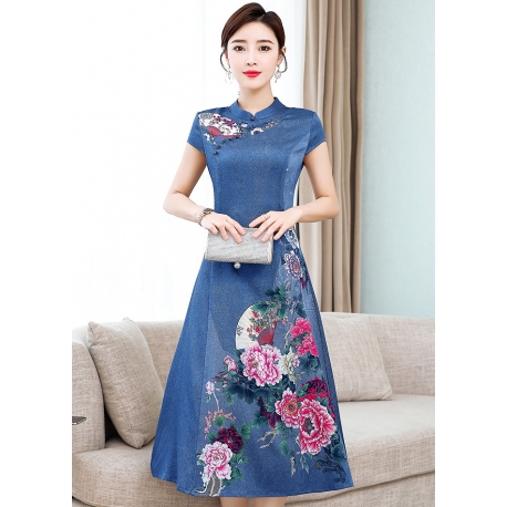 dress cheongsam import D5873