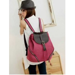 tas ransel wanita bahan kanvas Bag695