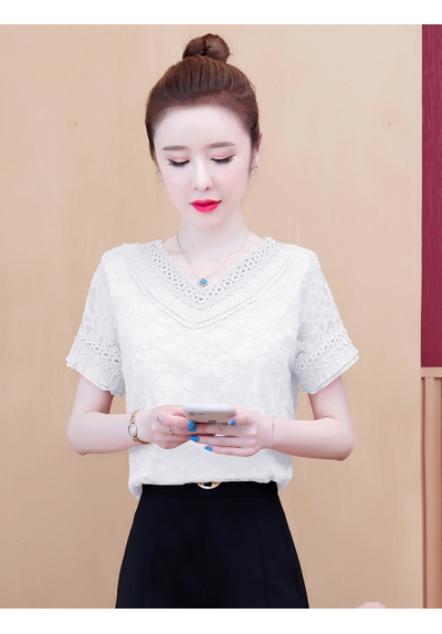 blouse brukat korea T6216
