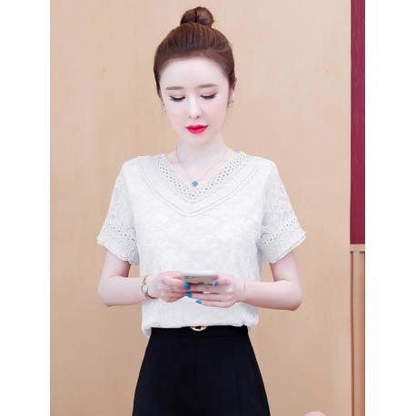 blouse brukat korea T6216