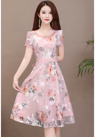 dress wanita korea D6478