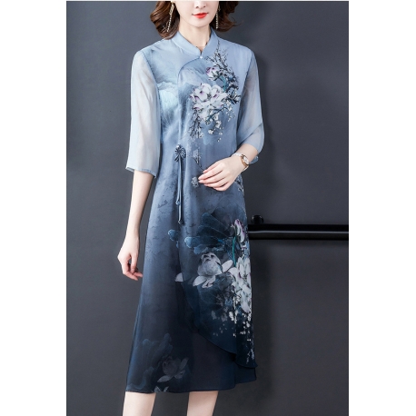 dress cheongsam import D6450
