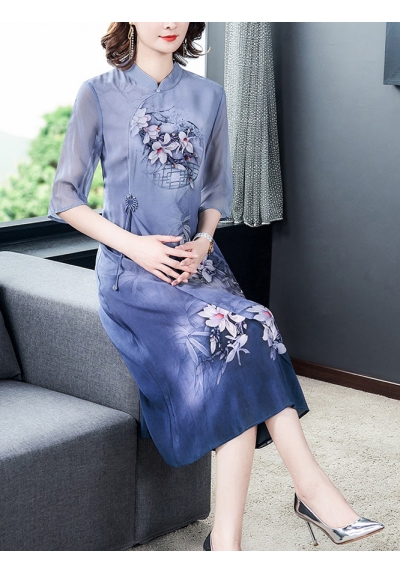 dress cheongsam import D6481