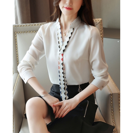 blouse wanita korea T6491