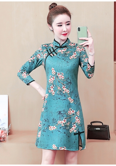 dress cheongsam import D6488