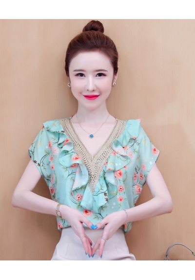 blouse wanita korea T6496