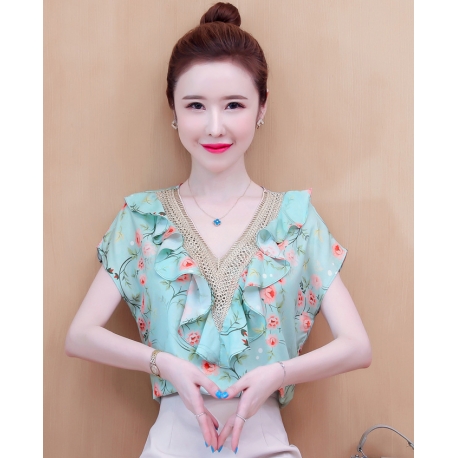blouse wanita korea T6496