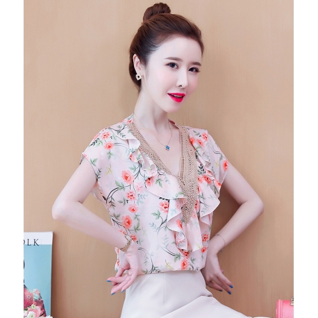 blouse wanita korea T6502