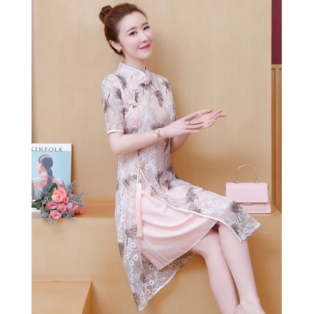 dress cheongsam import D6495