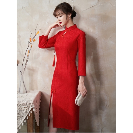 dress cheongsam import D6523