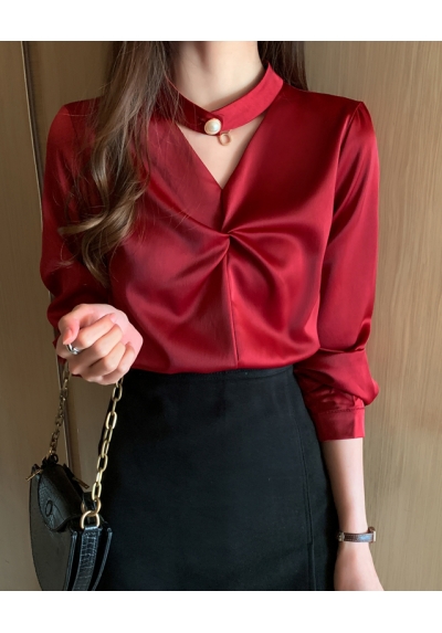 blouse  wanita korea T6543