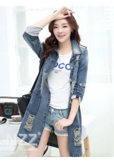 jaket denim import T6554