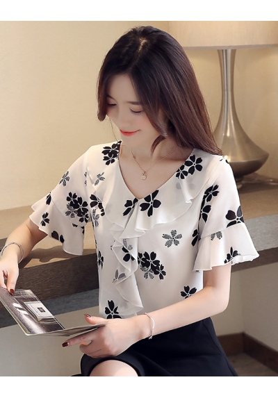 blouse  wanita korea T6557