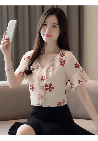 blouse  wanita korea T6558